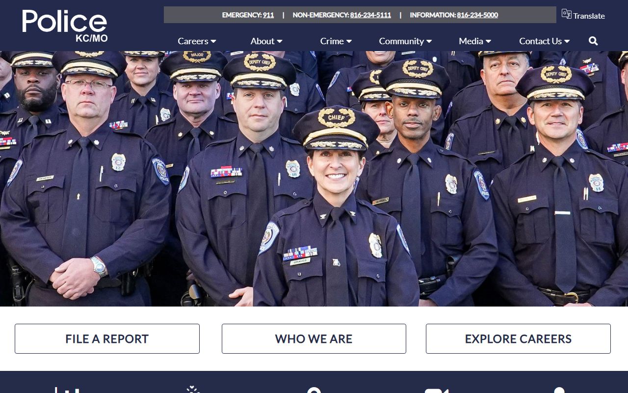 Kansas City Police Department warrant records portal