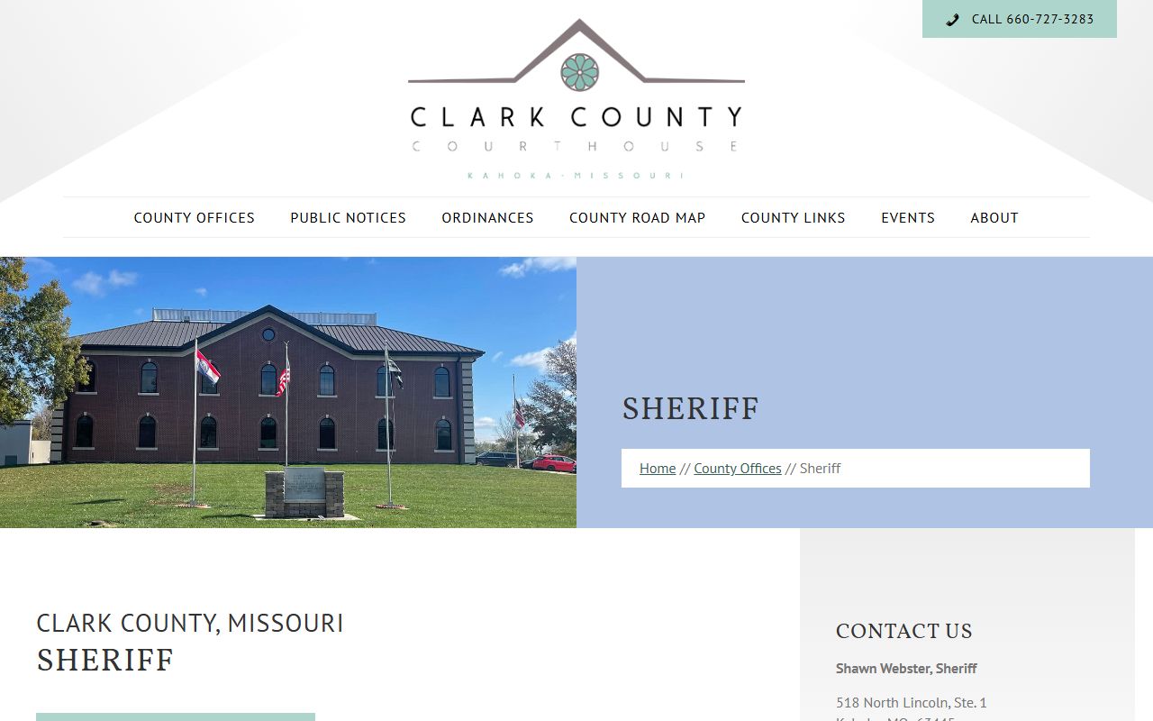 Clark County Missouri Sheriff warrant records search