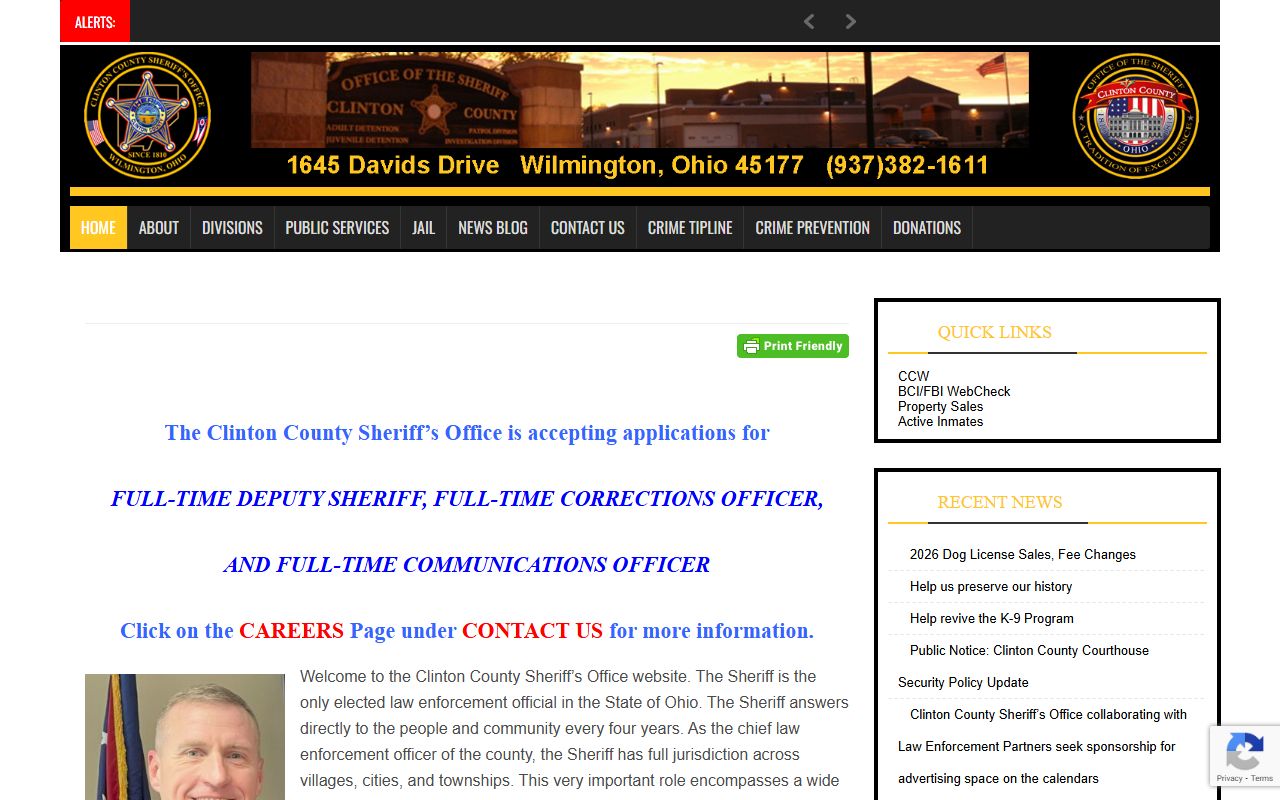 Clinton County Missouri Sheriff warrant records search