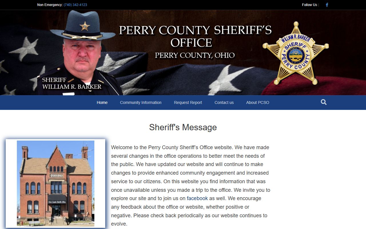 Perry County Missouri Sheriff warrant records office in Perryville