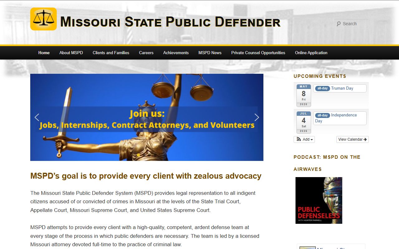 Missouri Public Defender resources for warrant records resolution